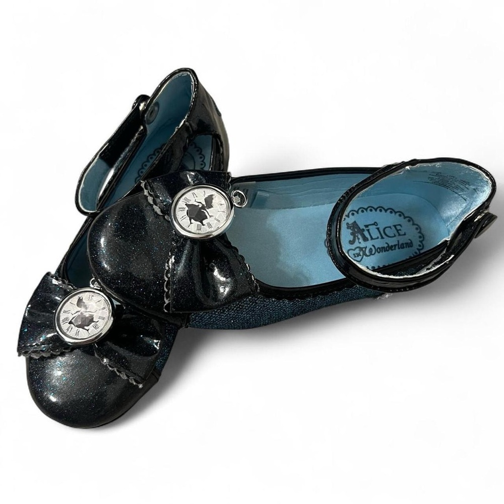 Disney Store Black Alice in Wonderland Mary Janes US Little Girl 13/1